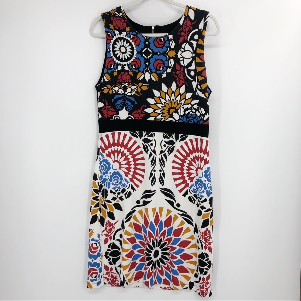 DESIGUAL Floral Sheath Dress L